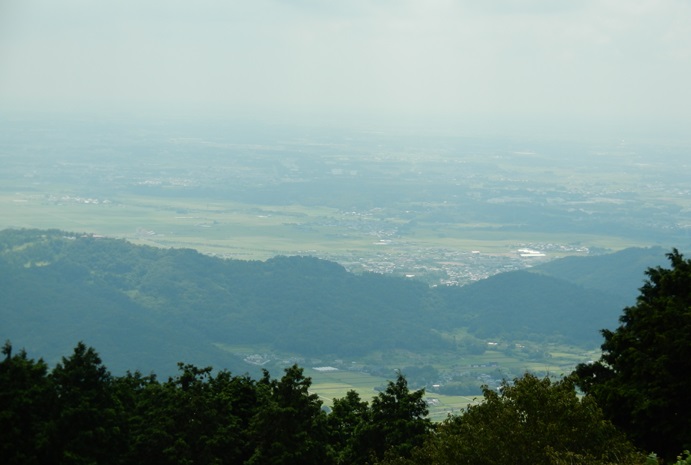 筑波山からの風景